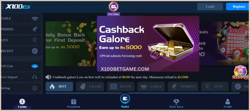X100Bet Game